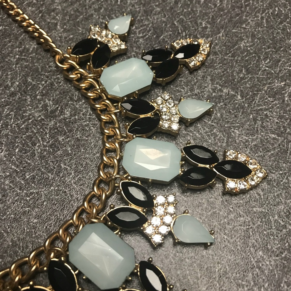 Talbots NWT rhinestones & jeweled necklace